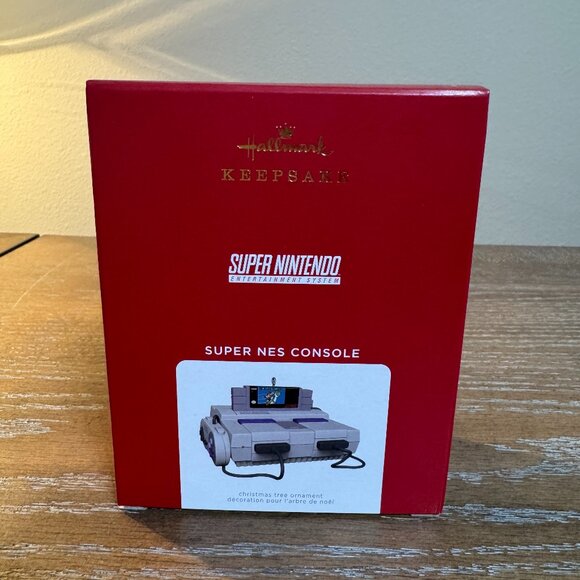 Hallmark Keepsake 2022 Super Nintendo NES Console SNES Ornament Sound Light NEW - Picture 1 of 4